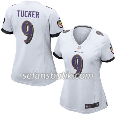 Baltimore Ravens Tröjor Justin Tucker 9 Nike Vit - Dame